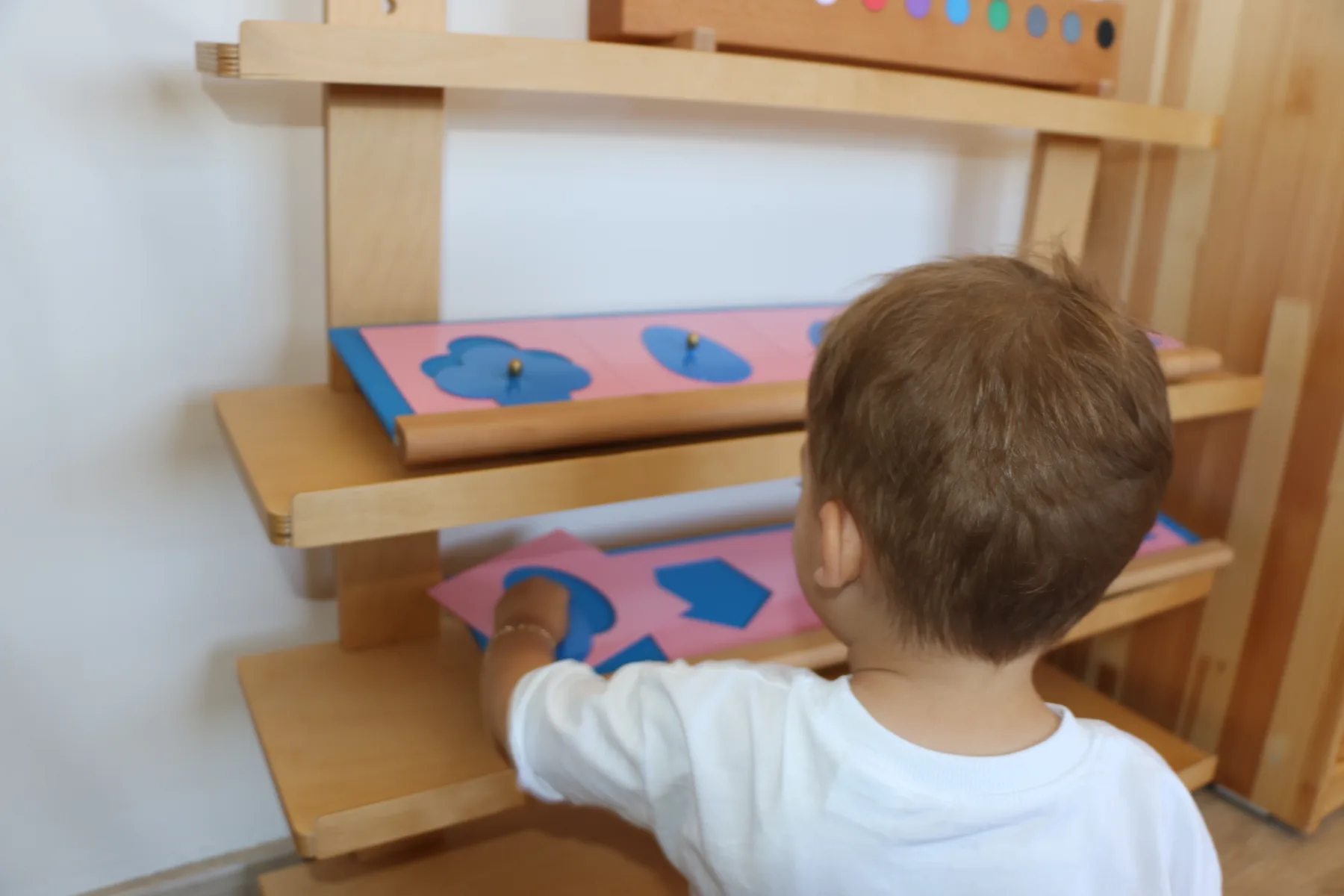 Montessori geometri çalışması